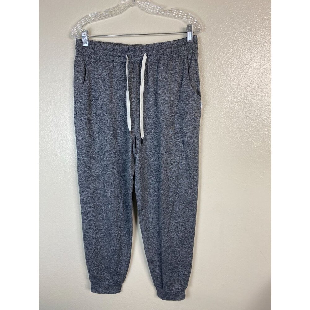 Feat Grey Heathered Joggers Elastic Waistband Drawstring Men‎ Size Large